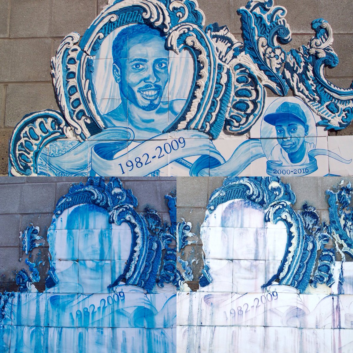 ShelleyMiller's tweet photo. @ava I think Queen Sugar could use a sugar mural? Customized for the show, used for opening sequence or a launch party? Looks like colonial ceramic murals, but mine wash away, revealing the destructive side of colonization and its legacy #queensugar #handmade https://t.co/NakShV7JMe