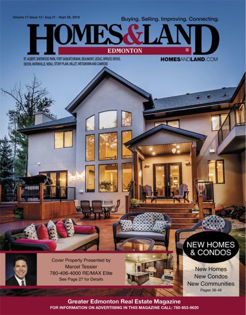 Did you see the amazing property presented by Marcel Tessier on the cover of this months Issue! #Realtor #realestate #Yeg