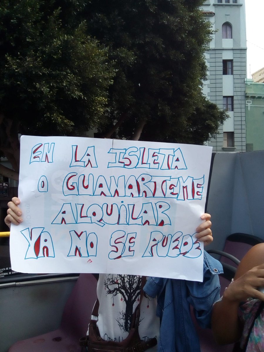 Por el derecho a #vivienda, el uso del espacio público y la vida de los barrios para la gente que los habita. #noturistificacion #unbarrioparavivir #LasPalmas #GranCanaria #Canarias