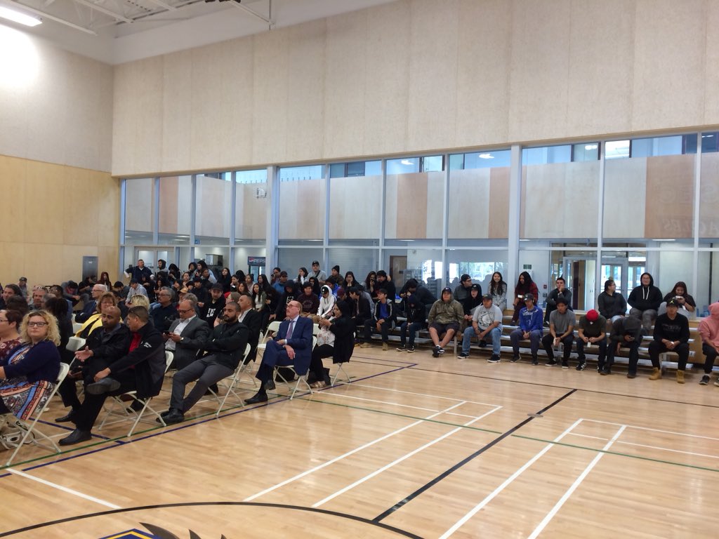 Ceremony underway to mark opening of the $24 million Southeast Collegiate.  The new school will be able to welcome 156 First Nations students a year from communities around Manitoba. Students will live on campus where they will be surrounded by First Nations culture &amp; tradition