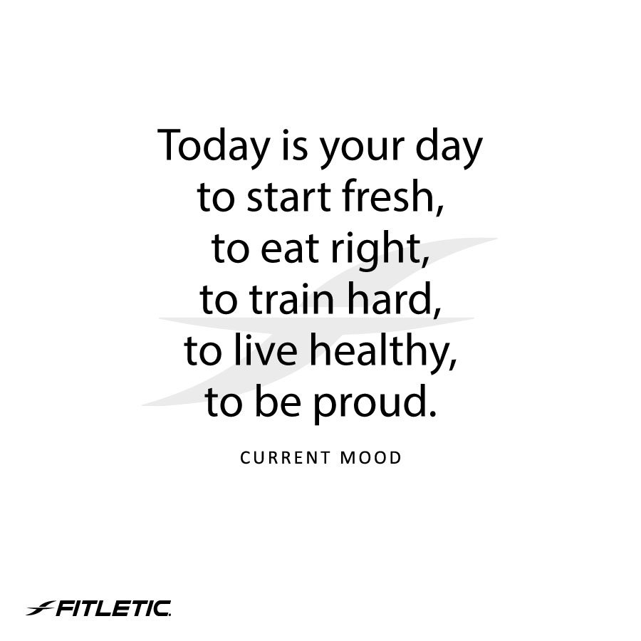 Fitletic's tweet image. No better time than today! #goingforgreater #fitleticlove #todayistheday