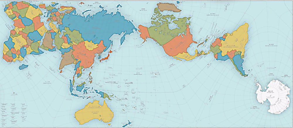 Size does matter: Authagraph World Map turns the Earth into a rectangle using tetrahedrons buff.ly/2wPgMIr