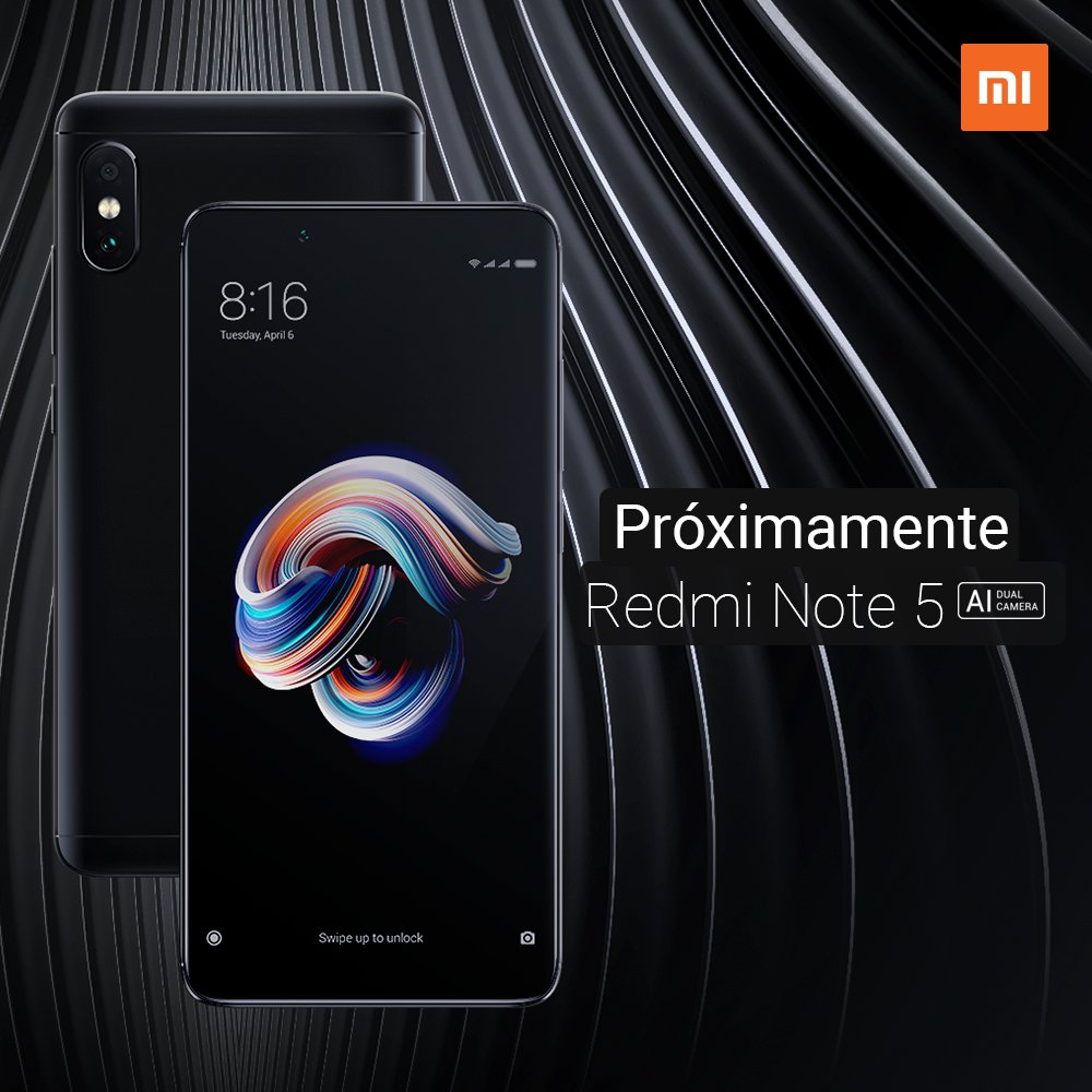 Redmi Note 5 México próximamente Redmi Note 5 México próximamente