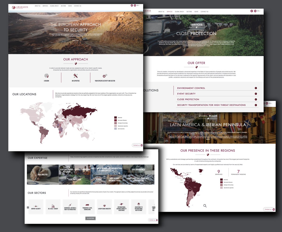#Summerisending... So is our old website ! 
Check out Amarante's new #look at amarante.com/en/

#security #riskmanagement