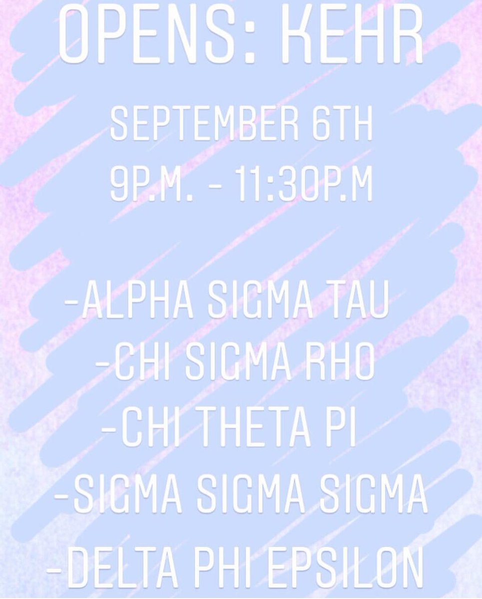 Opens are finally here! Can't wait to see you all tonight! 🤗