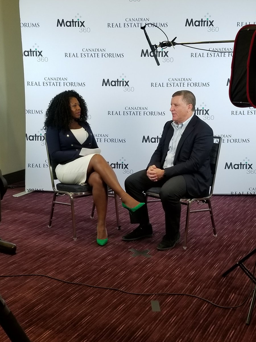 RyanR_Matrix360's tweet photo. Pleasure to hear from Michael Zakuta, President & CEO of Plaza Retail REIT speaking with @DA_Matrix360 about his career journey and experiences. Check out more of @re_forums and @Matrix_360inc RealStories Leadership Series. #RealStories #leadership #RealEstate #REIT18 https://t.co/z6qgxPL6v5