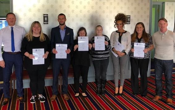 RFC_Charity's tweet photo. Well done to our #ReadyForEmployment participants who completed their course today, gaining SQA & First Aid awards as well as completing work experience at @GoGlasgowUrban, workshops on CV building & help with job searches. Thanks also to the Lennox Partnership and @wisegroup_se https://t.co/diwt3z6P24