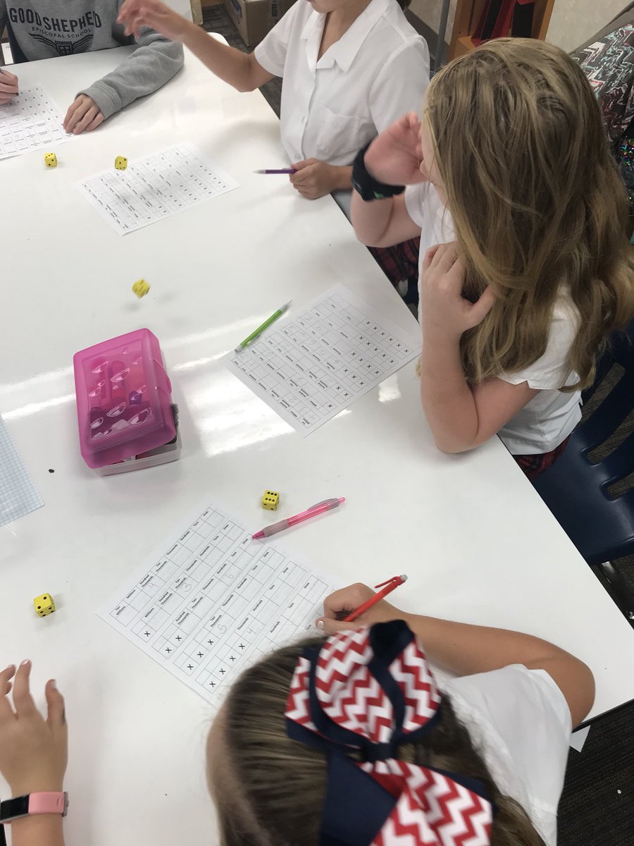 emason_pcalion's tweet photo. Yahtzee Place Value, Place Value Puzzles and Place Value Dice!! Itโs all things Place Value!! #msgses #gseslearns https://t.co/ArjN2bnhpx