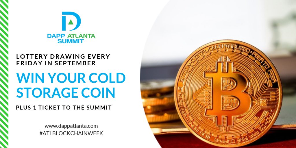 Help us get the word out about #dappatlanta — the business focused part of #ATLBLOCKCHAINWEEK — and get a chance win your own <a href="/coldstoragecoin/">Blockchain Mint</a> plus one ticket to the event!

1. FOLLOW US
2. RETWEET PINNED TWEET

#followfriday #blockchain #atlanta #ff