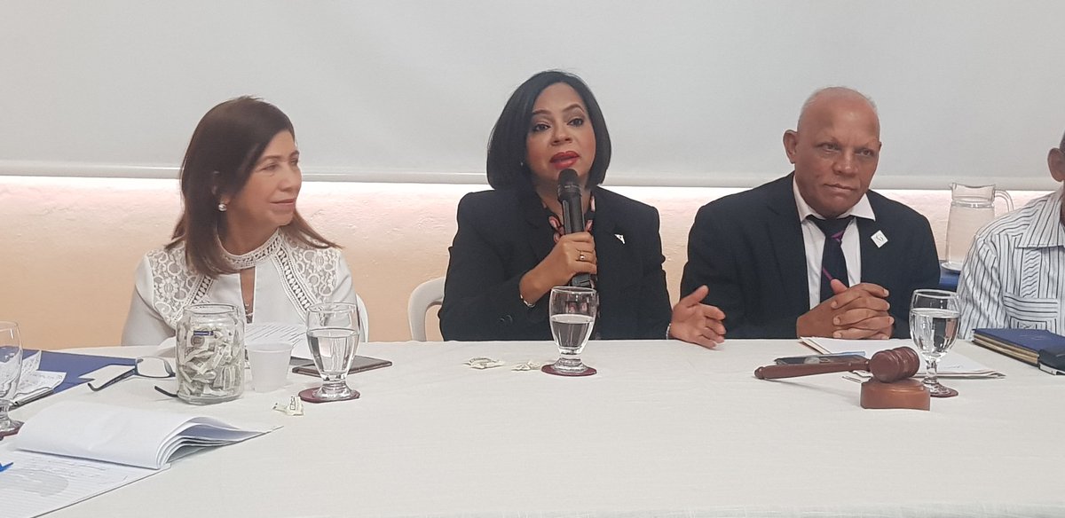 ProConsumidorRD's tweet photo. Nuestra directora @AninaDelCastill presenta a #FENACODEP nuestro "Programa De Fortalecimiento De Federaciones Y Asociaciones De Comerciantes", empoderando a los comerciantes para que ofrezcan productos aptos para el consumo a los consumidores.
#AniversarioProConsumidor https://t.co/eskMu06MZW