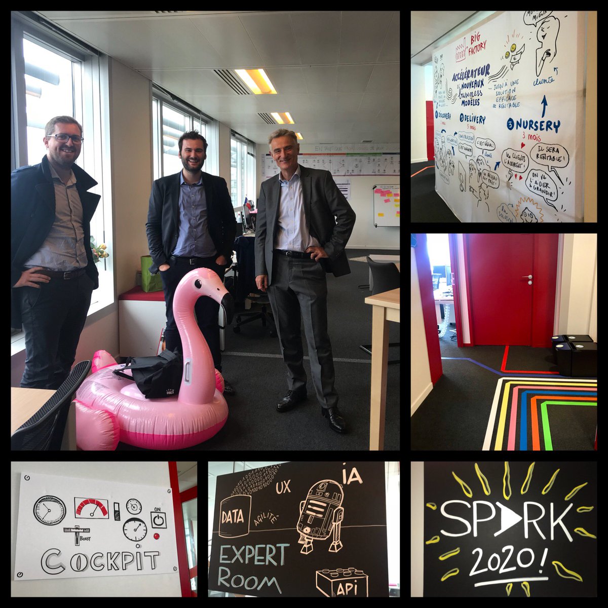 LagardeSarpy's tweet photo. Journée animateurs @89C3 avec @GNakach , @bmercierpro et @PierrePILON76 ! Visite de @natixis #BIGFactory ... merci @LaureMarelli et @florentbailly pour votre super accueil 👌et les échanges ... next time sur Toulouse ?😉 https://t.co/M3KxmpIIUz