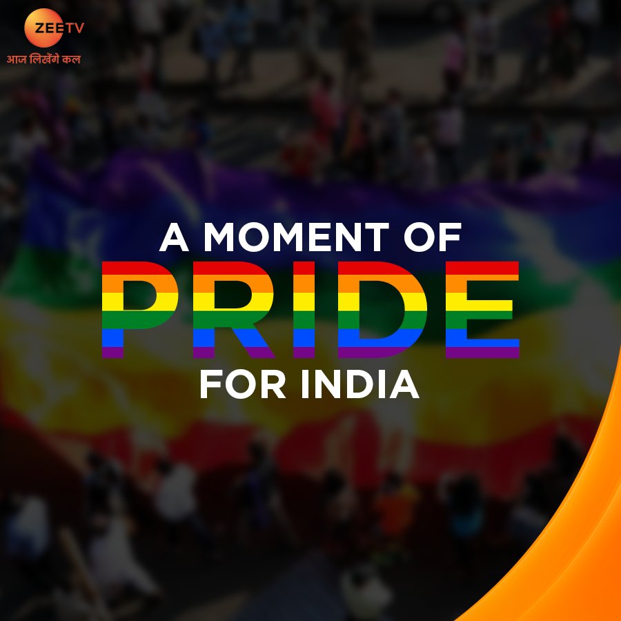 ZeeTV's tweet photo. #Section377Verdict https://t.co/vKTmeevcNd