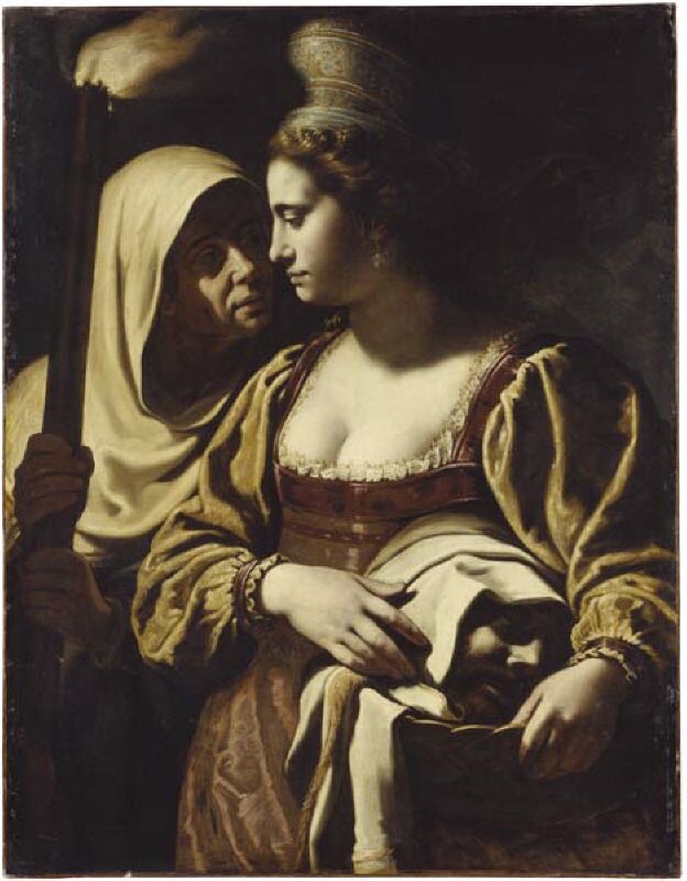 Hantott's tweet photo. Antiveduto Gramatica, Judith with the Head of Holofernes, 1610s, Nationalmuseum Sweden https://t.co/NCyZOx8D1t