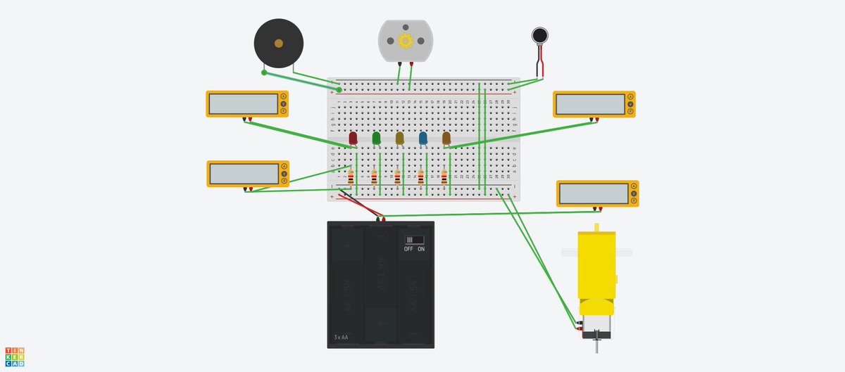 ed_pi_ted's tweet photo. After being disappointed that there seems to be no circuit simulation in Fritzing (please correct me if I am wrong 😉) I came across Autodesk @tinkercad and it does! Love it, love it! #mindblown #tinkerbrain https://t.co/JOrq2QGW0O