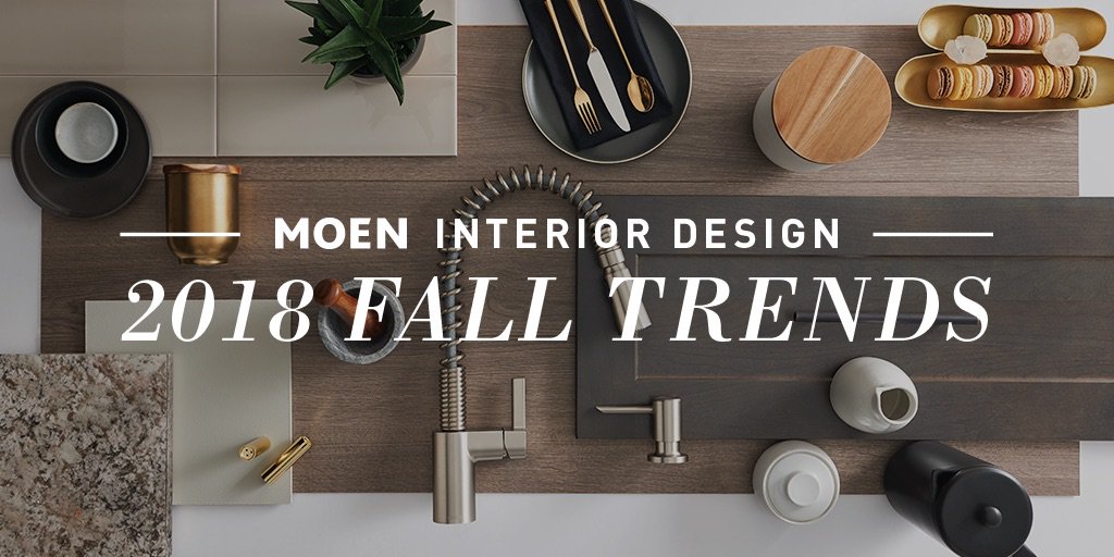 moen's tweet image. Looking for a refresh on your interior style? We’ve gathered our expert’s top design trends, so you can start creating your desired space: moen.co/2NkHZNC