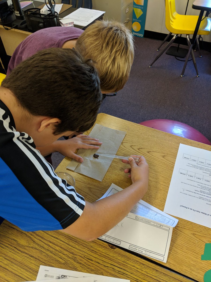 OakridgeSpecial's tweet photo. Starting off our year with labs to help learn scientific method. #APSBack2School #apsstem #APSisAwesome https://t.co/dnYRF4KTty