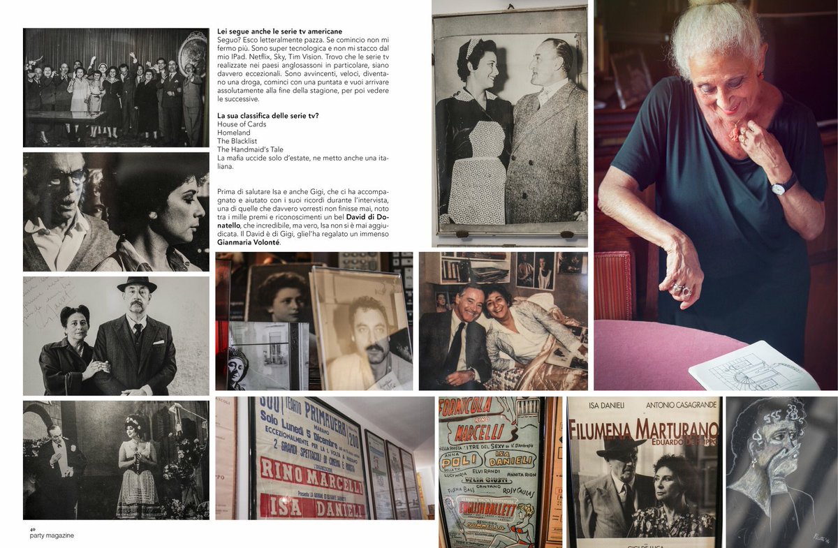 Protagonista della rubrica #People la più grande di tutte: Isa Danieli.