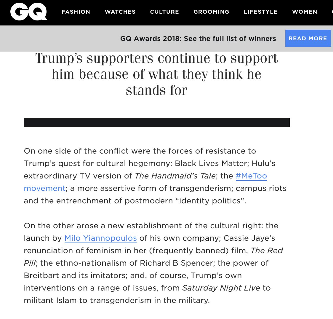 Cassie_Jaye's tweet image. When an organization you *used* to consider a reliable source (SPLC) blatantly lies about you +  you&apos;re a registered Democrat and GQ magazine lists you as part of the &quot;establishment of the cultural right&quot; alongside Richard Spencer = you start to see the green falling letters.