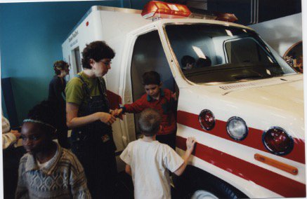 childrensmuseum's tweet photo. Before CCM's beloved firetruck, we had an ambulance! #tbt #ChicagoChildrensMuseum https://t.co/96icEZgvv2