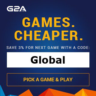 Heute möchten wir euch <a href="/G2A_com/">G2A.COM</a> vorstellen: 
Dort gibt es PSN Cards, Game Keys und vieles mehr! 

Mit dem Code "Global" bekommt ihr 3% Cashback! 
Schaut also unbedingt dort vorbei, um für kommende Spiele gewappnet zu sein! 

Link: bit.ly/2MRM1hd

#GGFamily💚