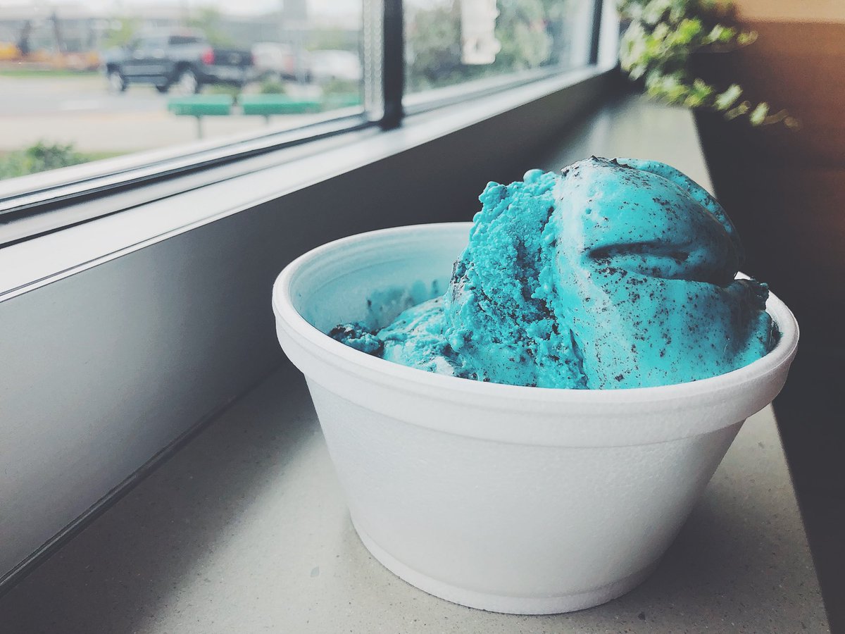 eatdairio's tweet photo. Who’s ready for football this weekend?? Show your Carolina pride with a blue mouth courtesy of our Panther Claw ice cream! #eatdairio #panthers https://t.co/IvlBpTuRtQ