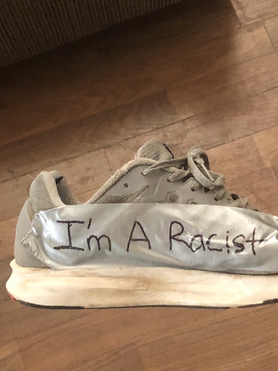 PruittGrady's tweet image. I can’t afford to burn my Nikes, so this will have to do for now