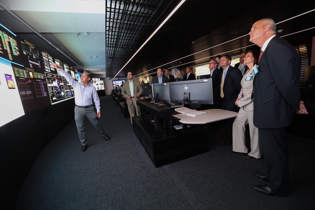 GQenergy's tweet image. Great to welcome Con Edison Company of NY President Tim Cawley and his team from @ConEdison and @ORUConnect to our Integrated Smart Operations Center or “iSOC.”  #digitalutility #partnership #collaboration #friends #digitaltransformation #digitalization #digitization