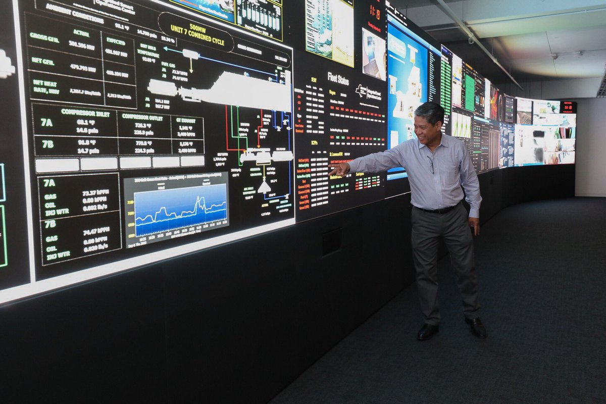 GQenergy's tweet image. Great to welcome Con Edison Company of NY President Tim Cawley and his team from @ConEdison and @ORUConnect to our Integrated Smart Operations Center or “iSOC.”  #digitalutility #partnership #collaboration #friends #digitaltransformation #digitalization #digitization