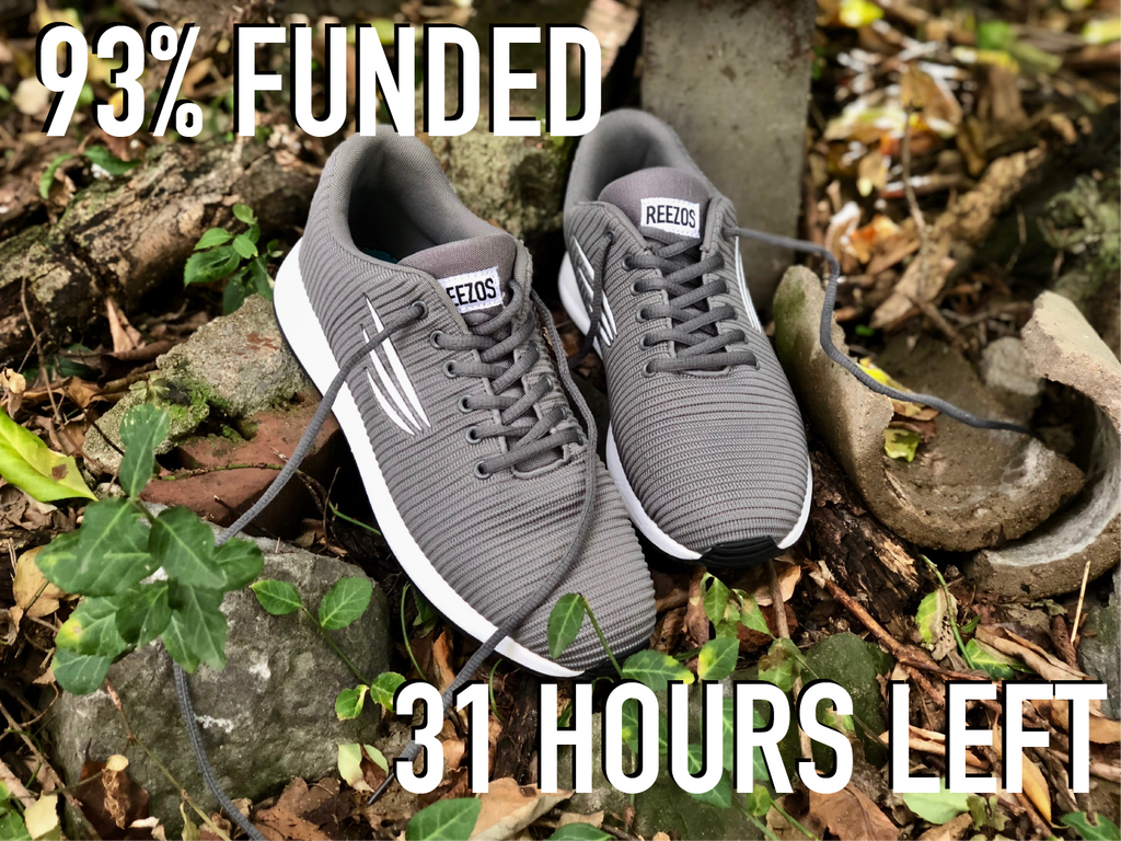 reezosfootwear's tweet photo. It is coming down to the wire! I’m not nervous you’re nervous. If you’ve been waiting to order your Reezos, now is the time! Back our Kickstarter today. #fortheteam https://t.co/mZxnQhUyY7 https://t.co/sytiA7ACQD