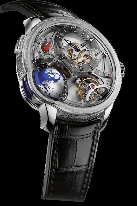 SwissPromotion1's tweet photo. The GMT displays a spinning globe as a real-time reproduction of the Earth’s rotation. It offers an intuitive view of time all over the world as well as a day/night indication.
#GMTEarth #GreubelForsey https://t.co/8x9SJajN4m