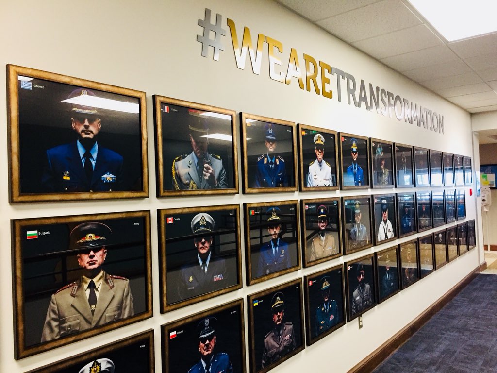 NATO_ACT's tweet photo. The “Hall of Nations” is now complete at ACT Headquarters! #WeAreNATO #WeAreTransformation https://t.co/m1oIJkHzjJ
