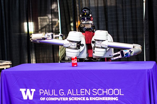 Thank you, humans of #bumbershoot2018, for visiting me at BumberSCI last weekend! The members of <a href="/uwcse/">Allen School</a> <a href="/siddhss5/">Siddhartha Srinivasa</a>'s Personal #Robotics Lab enjoyed meeting you &amp; hope you enjoyed learning about how I and my fellow robots can help people! 🤖 (Photos by <a href="/UW/">University of Washington</a>'s Dana Brooks)