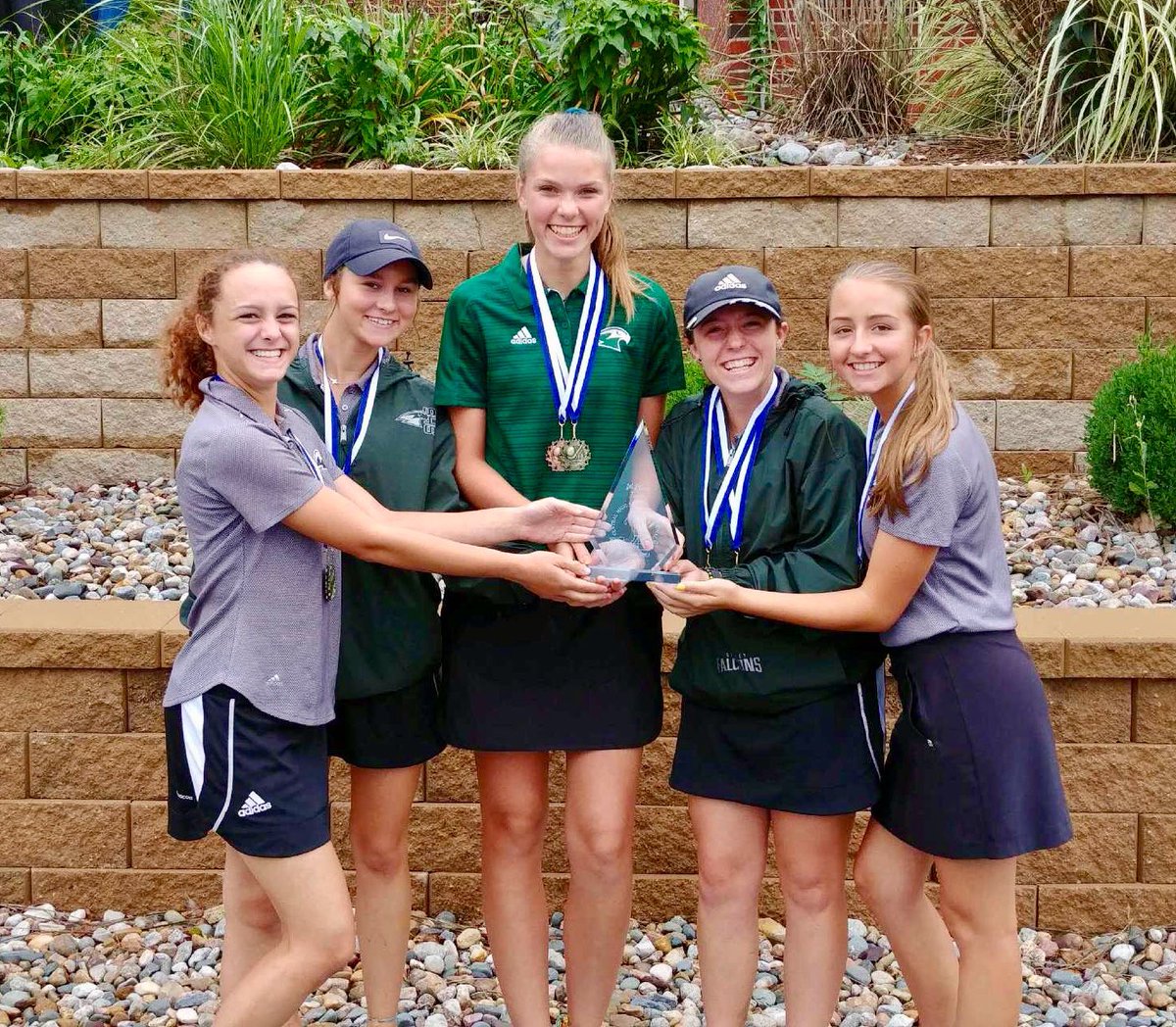 Staleyhsgolf's tweet photo. 1st place today at St Joe Central Invitational for a second year in a row!#BackToBack ⁦@SHSFalcons⁩ https://t.co/sA4vJESNlc
