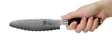 chefs_edge's tweet photo. Shun Classic "Ultimate Utility Knife" - the ultimate deli knife! Gentle serration slices bagels and rolls, tomatoes, sausage; the wide belly allows you to chop, while also allowing you to spread the mayo, then slice the sandwich! #cook  #ylw #exploreKelowna https://t.co/6QJvtERf3S