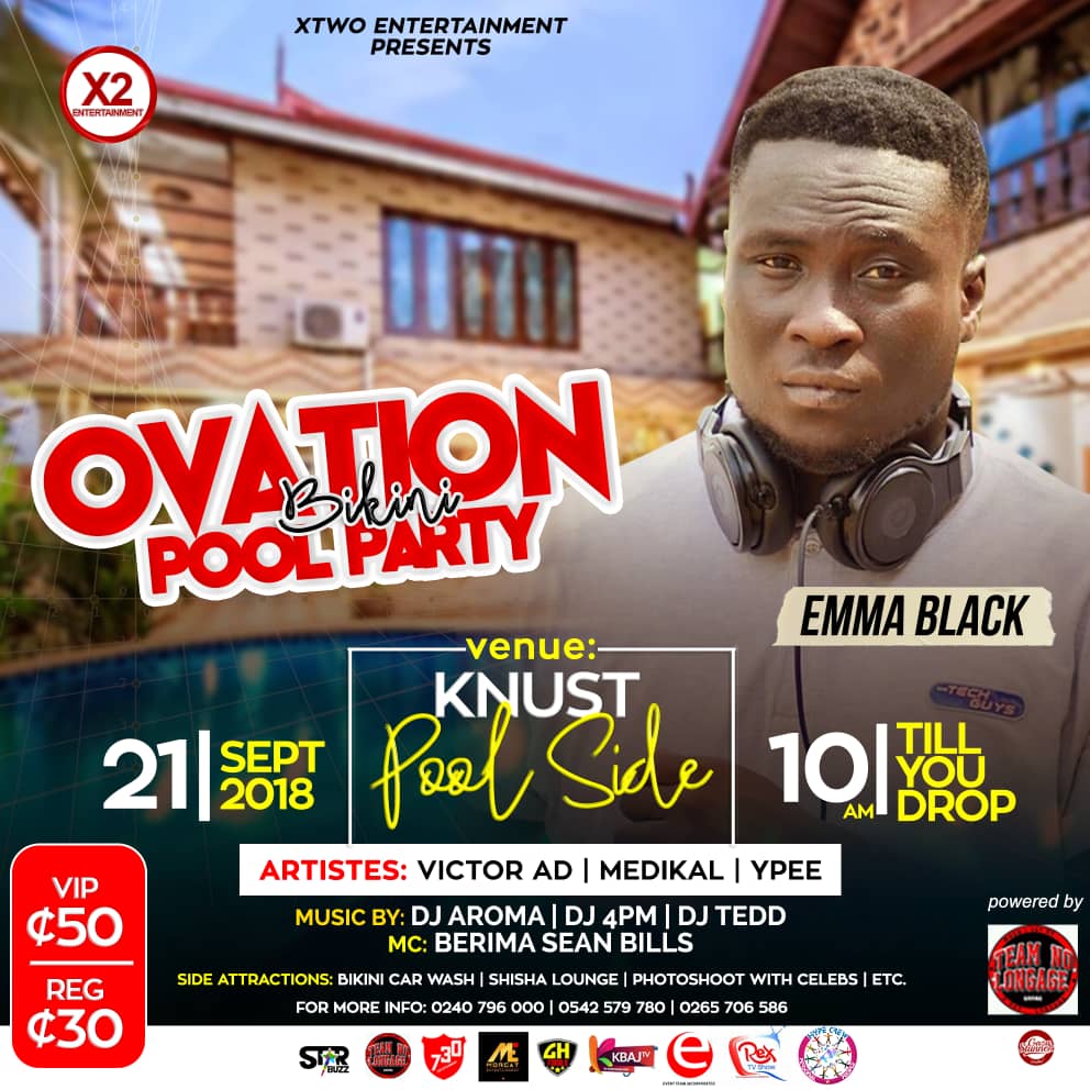 djemmablackgh_'s tweet photo. Xup Kumasi i hope u guyz re ready for the #Pee_nation and #X2entertainments @ypeegh @victor_adere @Djemmablack come n let's Party with #KumasiComando n is gonna be Massive at the KNUST Poolside ๐ฅ๐ฅ๐ฅ๐ฅ๐ฅ๐ฅ๐ฅ https://t.co/AnMJhuuvkO