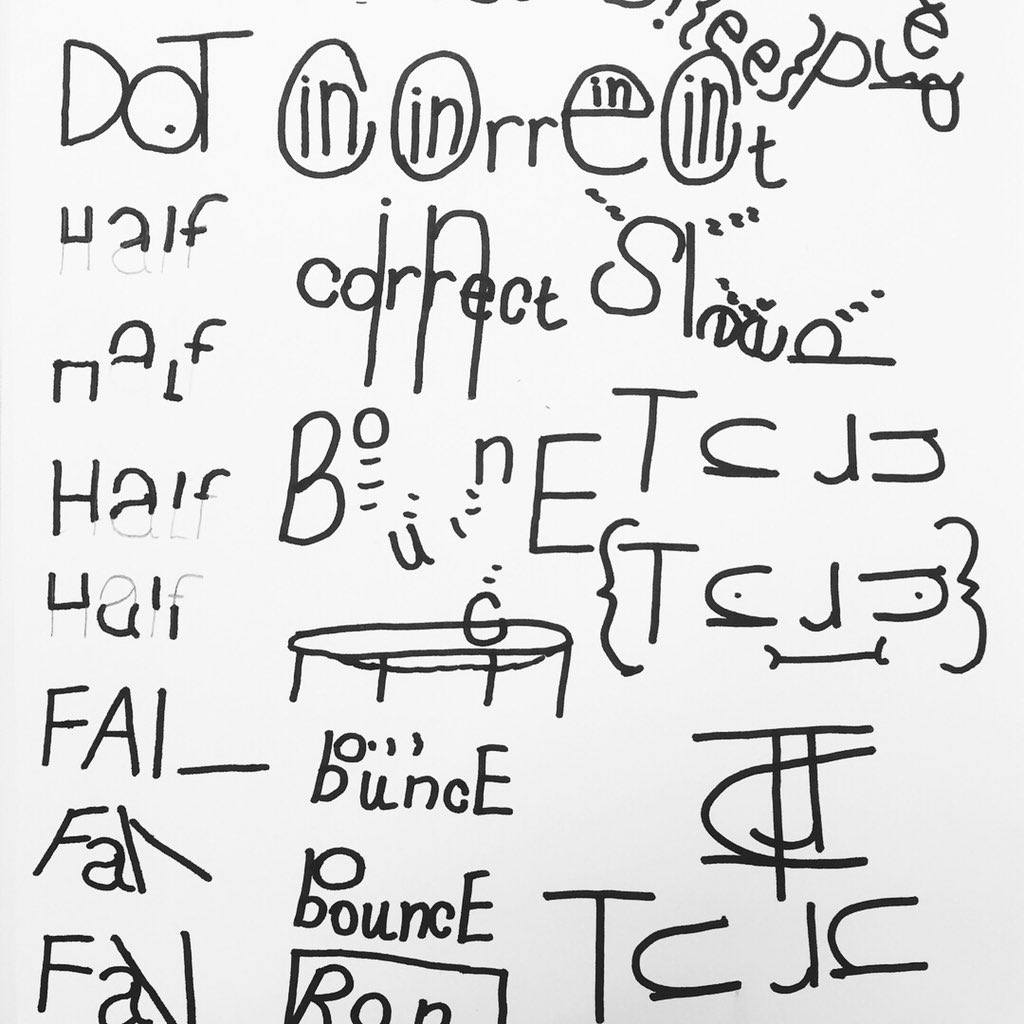 MediaTutorKaty's tweet photo. Fantastic start on the @themcrcollege #DigitalDesign and #Communication course in partnership with #CreativeCow #expressivetypography experiments lots of #creative #ideas already #type #typography #typographydesign #graphicdesign https://t.co/yhQBHgq55u