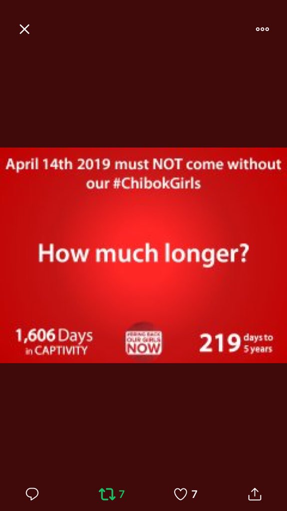 MKabrik's tweet photo. Imagine for a Second any of our 112 Chibok Girls was your daughter, would you be silent? Imagine also if Leah Sharibu was your daughter, would you keep silent?
Injustice to one is Injustice to all
We are still demanding
#BBOGNOW
#WhereIsLeah
#112ChibokGirlsStillMissing https://t.co/cIdrPKeGJ6