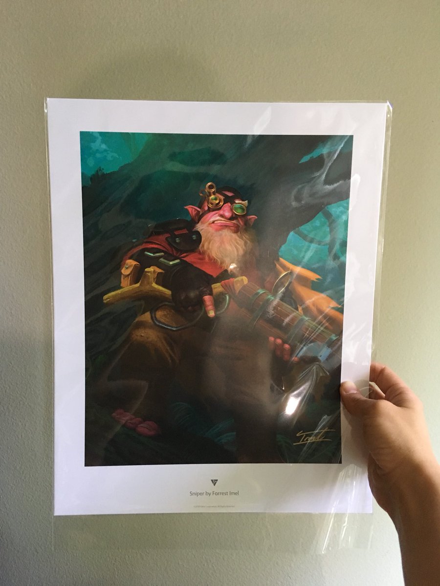 BrittersofOz's tweet photo. I lost my favorite sweater at #pax but I got this signed print by @forrestimel so #ivegotthatgoingforme #whichisnice https://t.co/QmzECPRV51