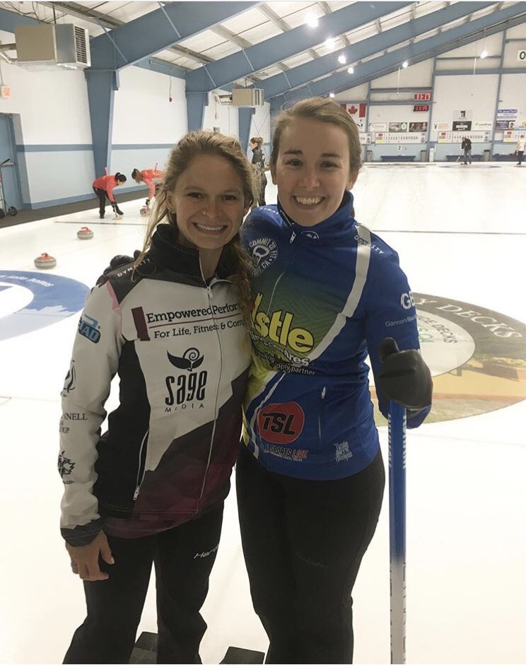 Why does <a href="/fit_nut_curl/">Stephanie Thompson, R.Kin -she/her-</a> work hard to train her competition?  In case we need them to spare! Thanks for coming out today Erin!  <a href="/HastingsCurling/">@HastingsCurling</a> Sitting at 1-0.  Next game at 3 vs 🇯🇵. #curling