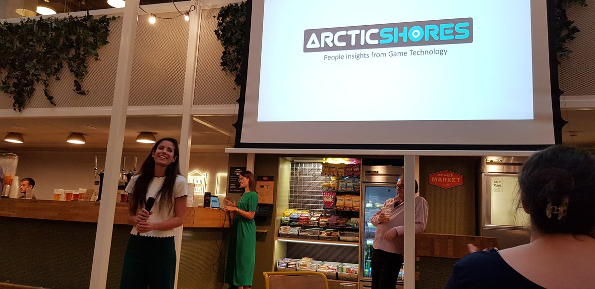 arctic_shores's tweet photo. Our senior business psychologist @FRusmini presenting at @WeWorkUK Members Spotlight 🔦 and giving an insight into what we do at Arctic Shores! #GameOnHR #WaterhouseSquare https://t.co/b4OHfCZd7Y