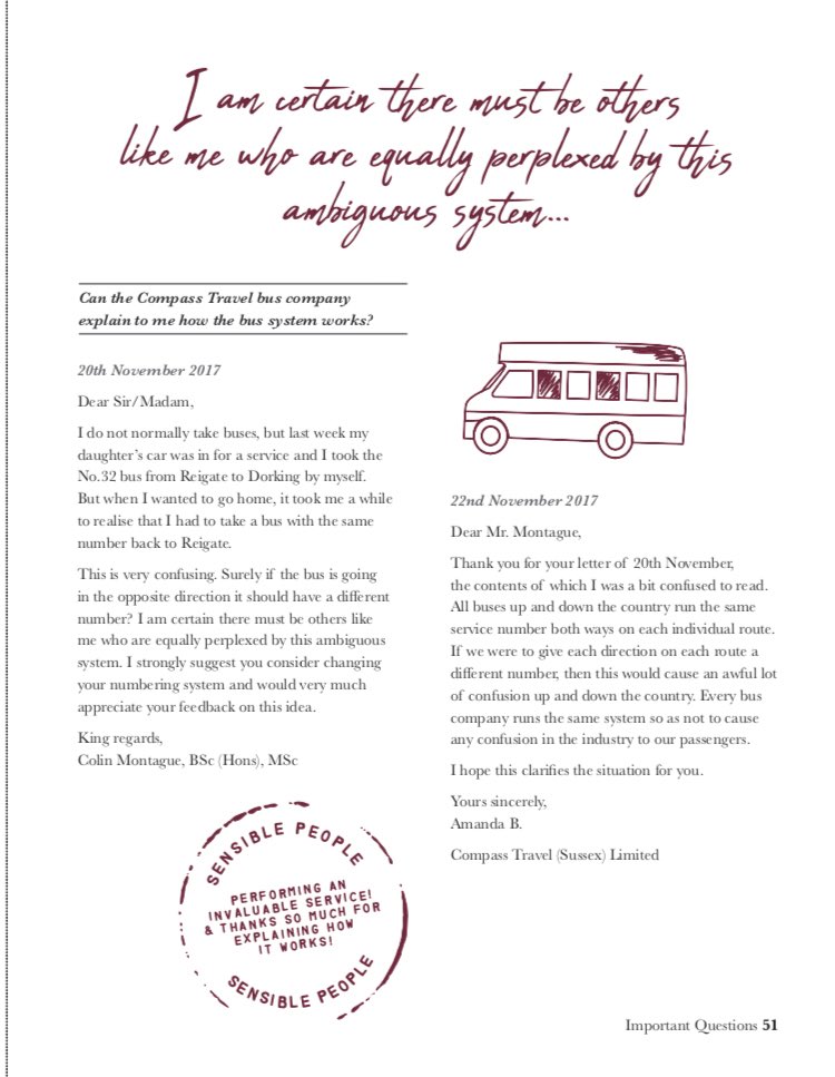 ElsonPhil's tweet photo. Thx so much @compassbus for your great reply to my alter ego Colin’s bizarre letter! You’re FANTASTIC! 🤗 My letter and your response (and many others like it) are in my latest book, “Colin’s Correspondence: Humorous Letters to Companies &amp; Institutions” on Amazon. https://t.co/ClCcqad2bl