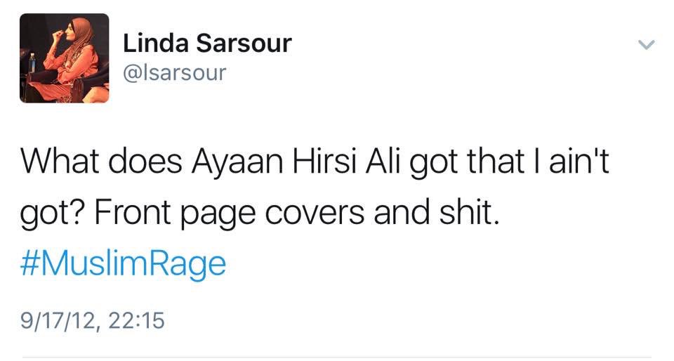 She has attacked other Muslim and ex Muslims in the most vile of ways. But also provided entertainment and bewilderment at her stupidity.