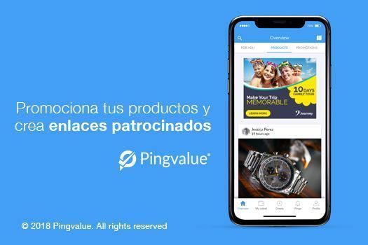 Pingvalue_Es's tweet photo. Promociona tus productos y ofertas con anuncios agregados a las listas de productos. Crea tus enlaces patrocinados con Pingvalue! #Pingvalue #EnlacesPatrocinados https://t.co/HyEzHcGQPo