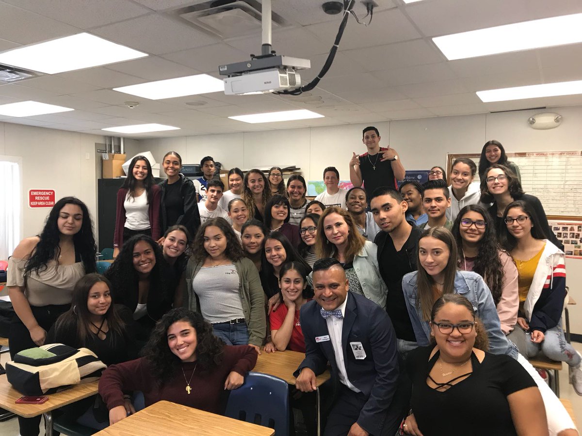 1 of the 4 pillars of LIA is Leadership. Students are elected to leadership positions in their class and all students serve on class committees. All LIA students see themselves as leaders. 

<a href="/Je7yruso/">Jose Enriquez</a> with student leaders at our brand-new class at <a href="/NovaHigh/">Nova High School</a> in <a href="/browardschools/">Broward Schools</a>