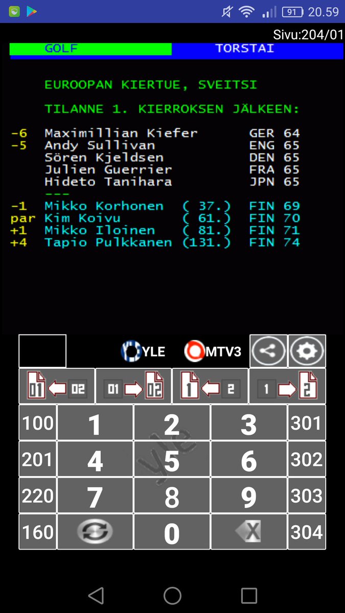 Hyvä Mikko! #golf #iloinen <a href="/yleurheilu/">Yle Urheilu</a>