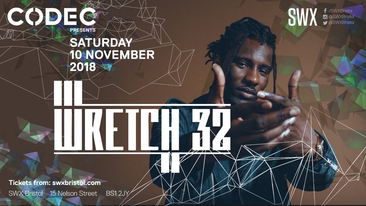 Another Announcement... 

CODEC presents <a href="/Wretch32/">Old Flame</a> 

Tickets won’t last long for this so grab yours now from —> bit.ly/2oNefLA