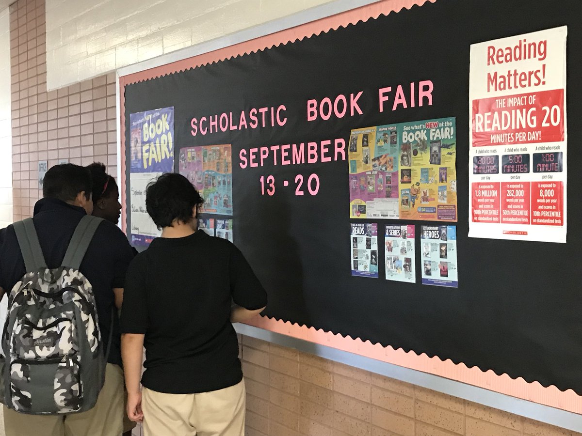 #LionsInspireOthers to be life-long readers! @LandrumMS students are excited about the @Scholastic Book Fair that begins September 13th! #SBISDLibs @SpeyrerLMS
