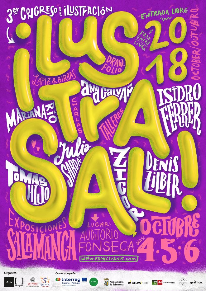 espacioznk's tweet photo. #Ilustrasal18 INSCRIPCIÓN:
https://t.co/68ZBJwIbw0
4, 5, y 6 de OCTUBRE https://t.co/9tpN0C7lud