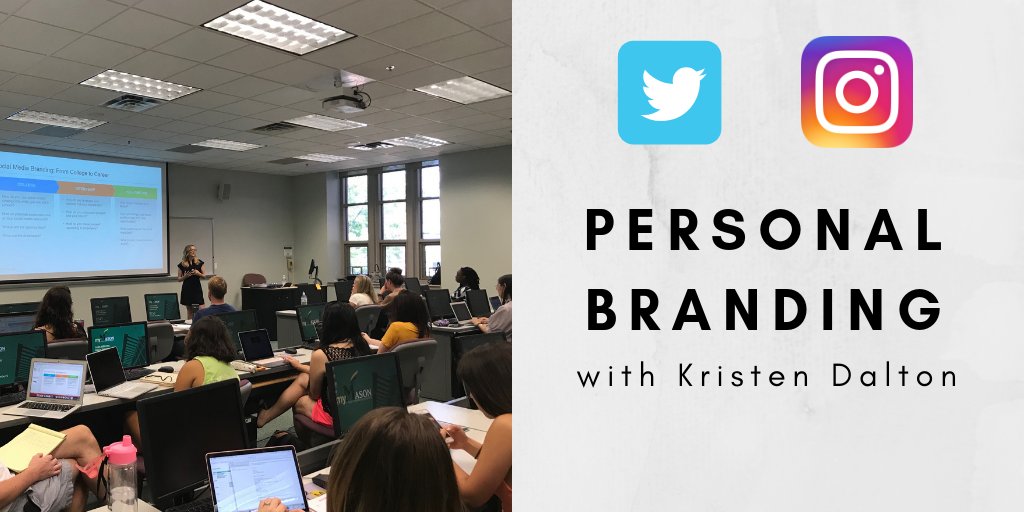 It was awesome having <a href="/krisdalt/">Kristen Dalton</a> as a guest speaker in my PR &amp; Social Media class! She gave us all great tips on how to utilize social media for personal branding purposes <a href="/mimsPR/">Suzanne Mims</a> #mimsPR