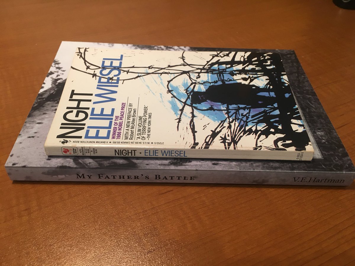 It is #ReadABookDay! 📖 We have some suggestions for books to read today. Museum Manager Drew suggests “My Father’s Battle” by V.E. Hartman and Community Programmer Kelsey suggests “Night” by Elie Wiesel.